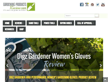Tablet Screenshot of gardeningproductsreview.com